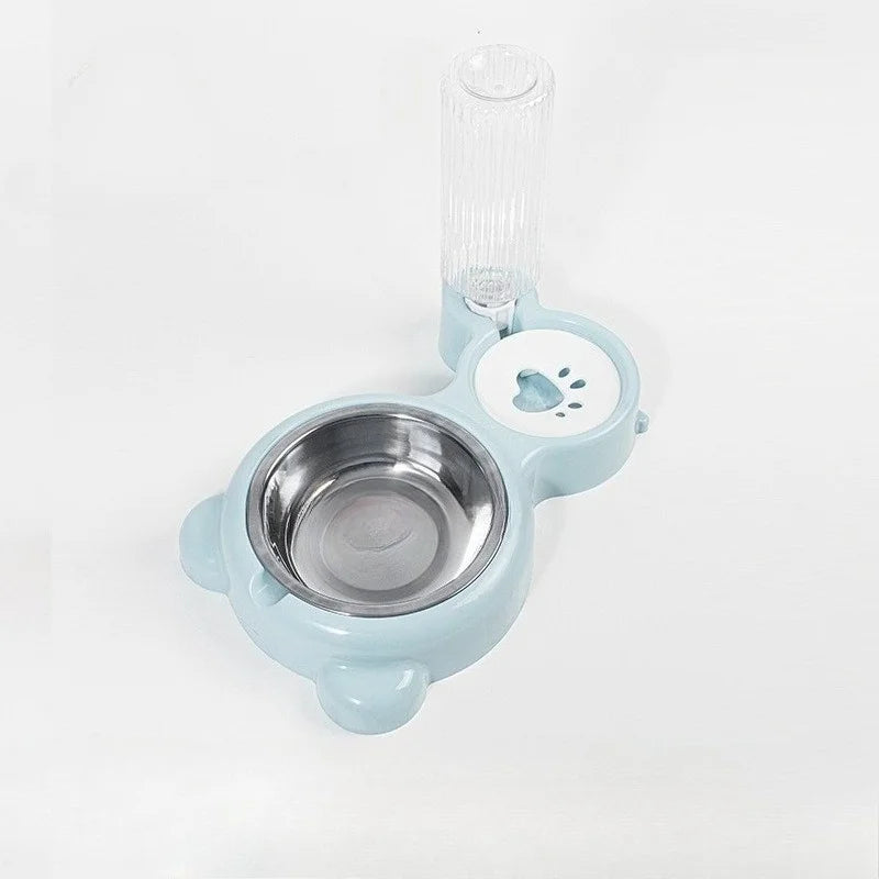 Gravity Pet Water & Food Dispenser Station – For Cats & Dogs