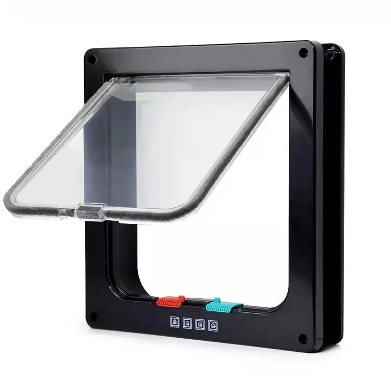 4-Way Locking Weatherproof Pet Flap Door