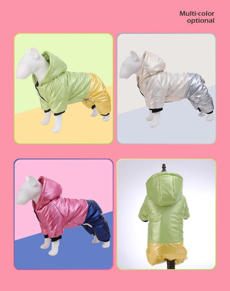 Waterproof Winter Down Hoodie Jacket for Small Dogs