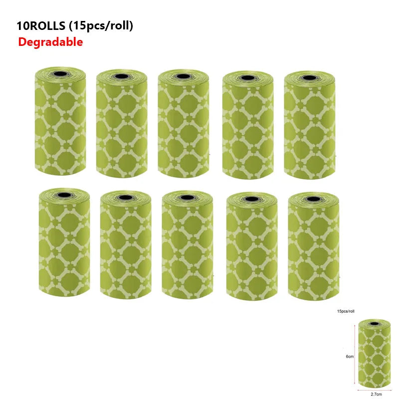 Sacs à déjections canines - Lot de 100 rouleaux de recharge