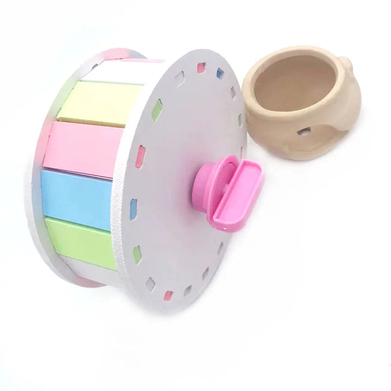 Silent Hamster Exercise Wheel - Smooth Running Toy for Small Pets