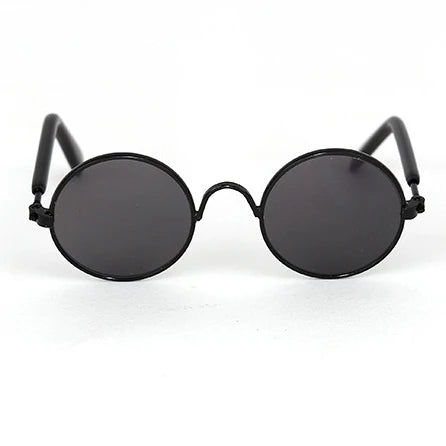 Vintage Round Pet Sunglasses for Cats & Small Dogs