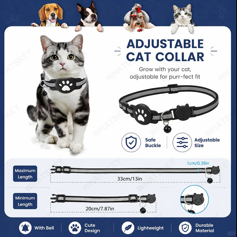Google Find My Device Pet Collar Tracker for Cats & Dogs — Android Compatible