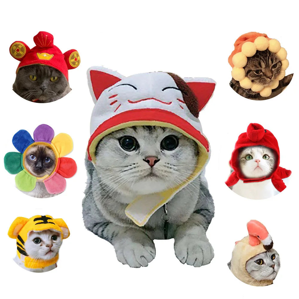 Knitted Hat for Cats and Small Dogs