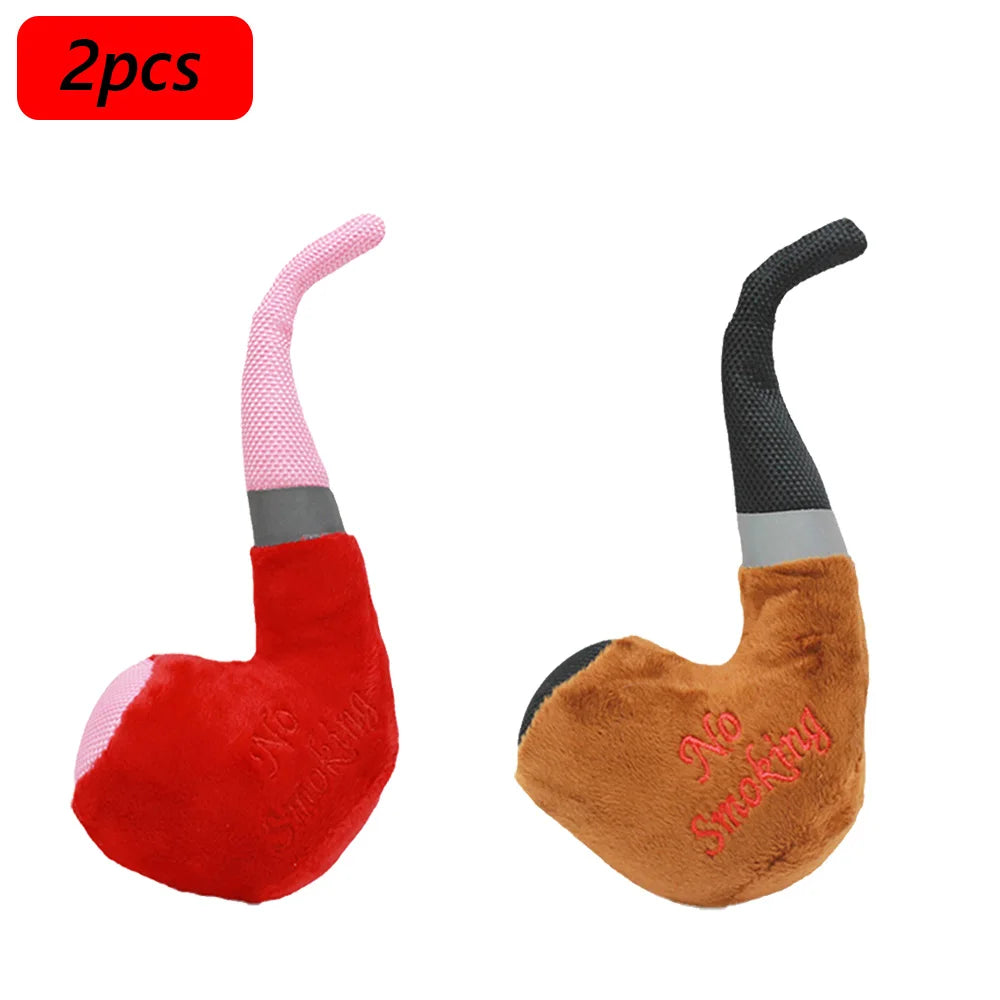 Squeaky Plush Slipper Chew Toy for Small Dogs