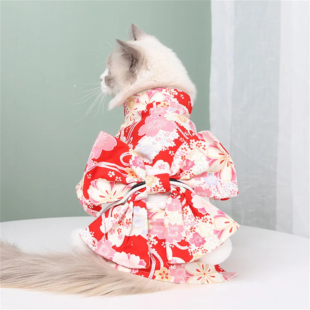 Japanese Kimono Costume for Cats & Dogs
