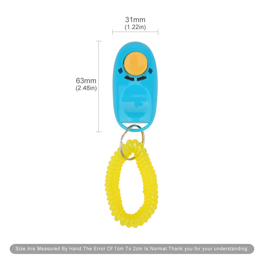 Pet Training Clicker with Wrist Strap (10 Pack)