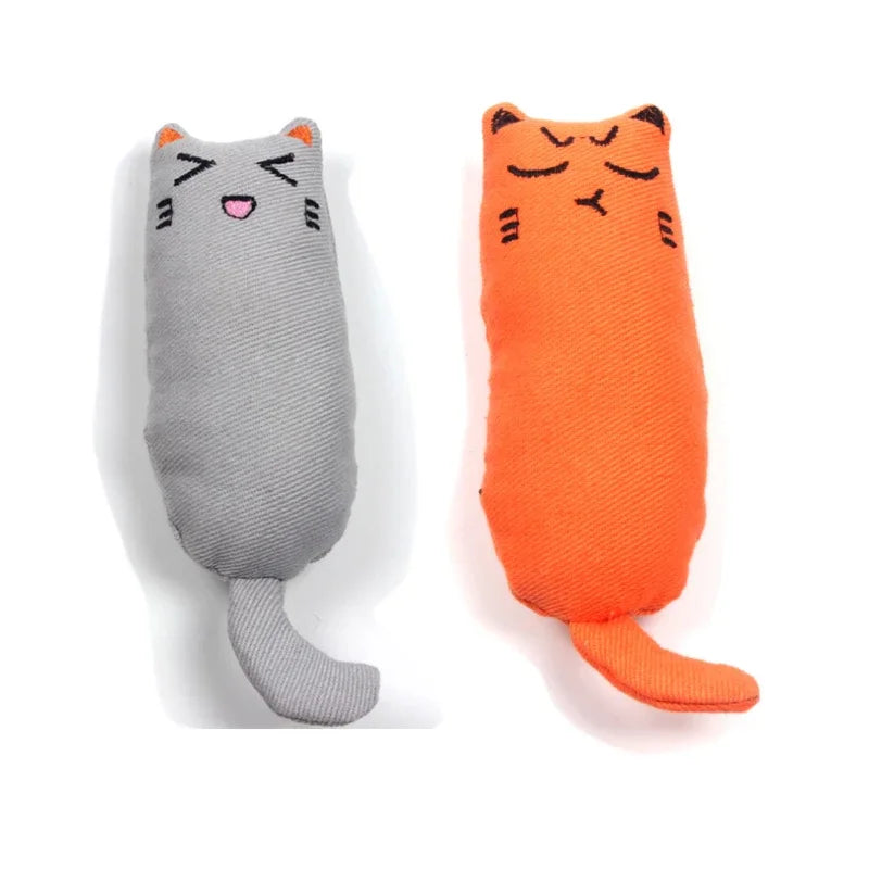 Catnip Plush Toy with Crinkle Sound - Dental Chew for Cats & Kittens