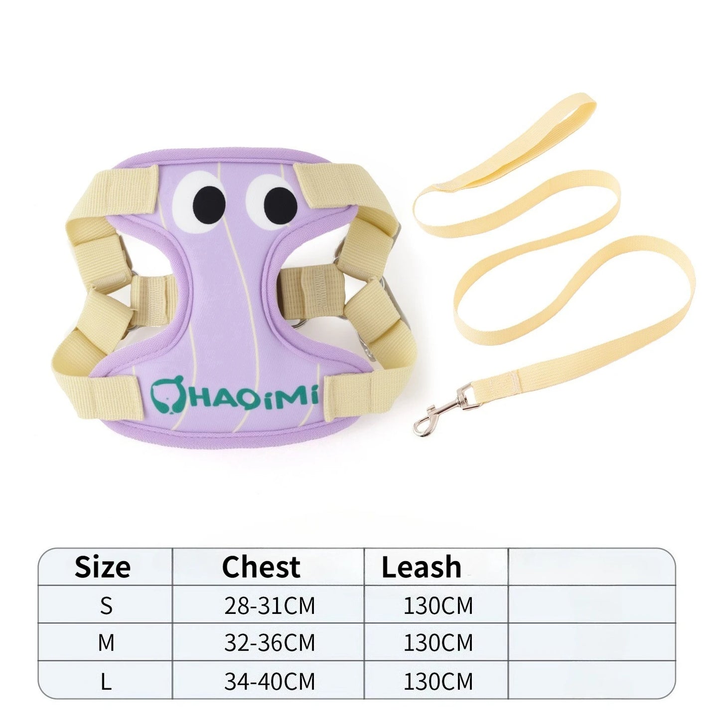 Breathable Reflective Dog Harness & Leash Set for Small Dogs