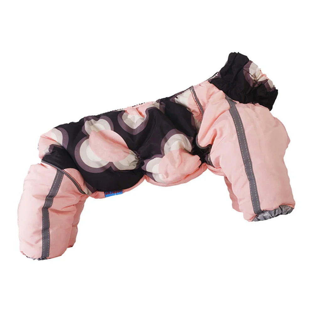 Thickened Reflective Winter Jumpsuit for Small Dogs