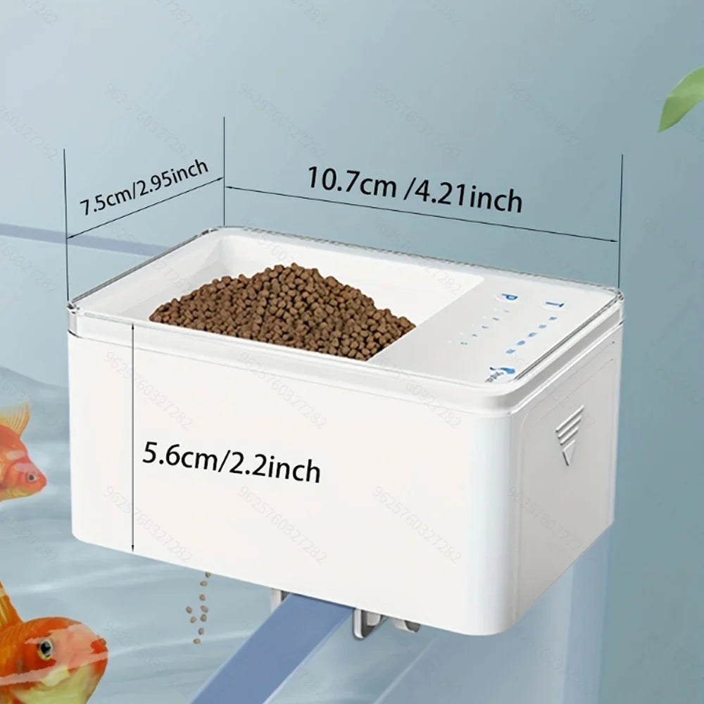 Automatic WiFi Fish Feeder with Smart Controls
