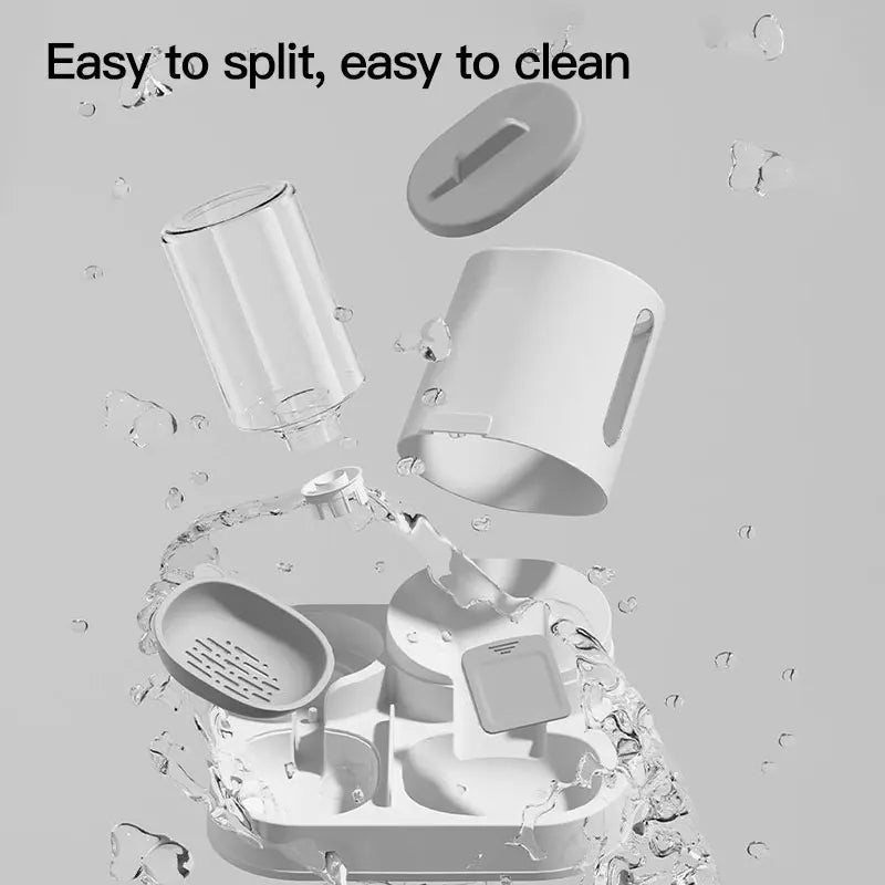 Gravity Cat Feeder & Water Dispenser