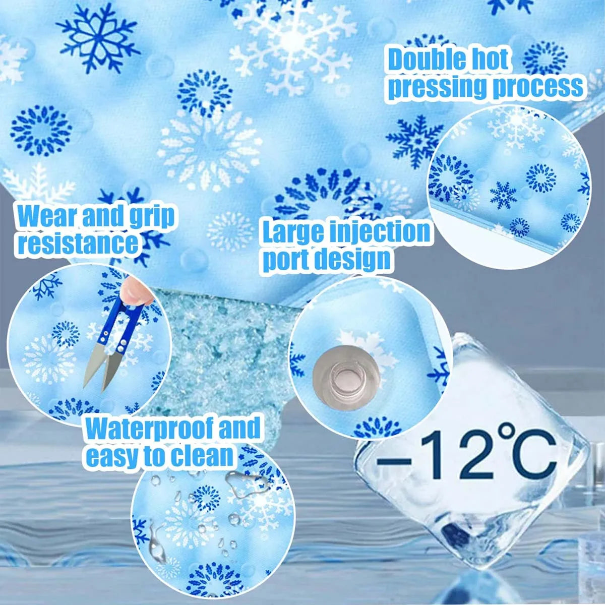 Water-Injection Cooling Mat for Dogs & Cats