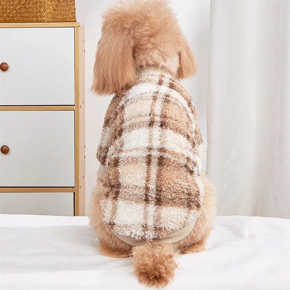 Newest Woolen Sweater for Small Dogs Warm Fleece Spring Autumn Pet Dog Clothes Chihuahua Schnauzer Puppy Pullovers Outfits