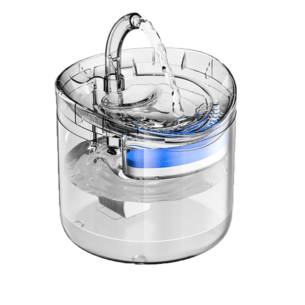 Fontaine à eau intelligente automatique pour animaux de compagnie avec capteur de mouvement