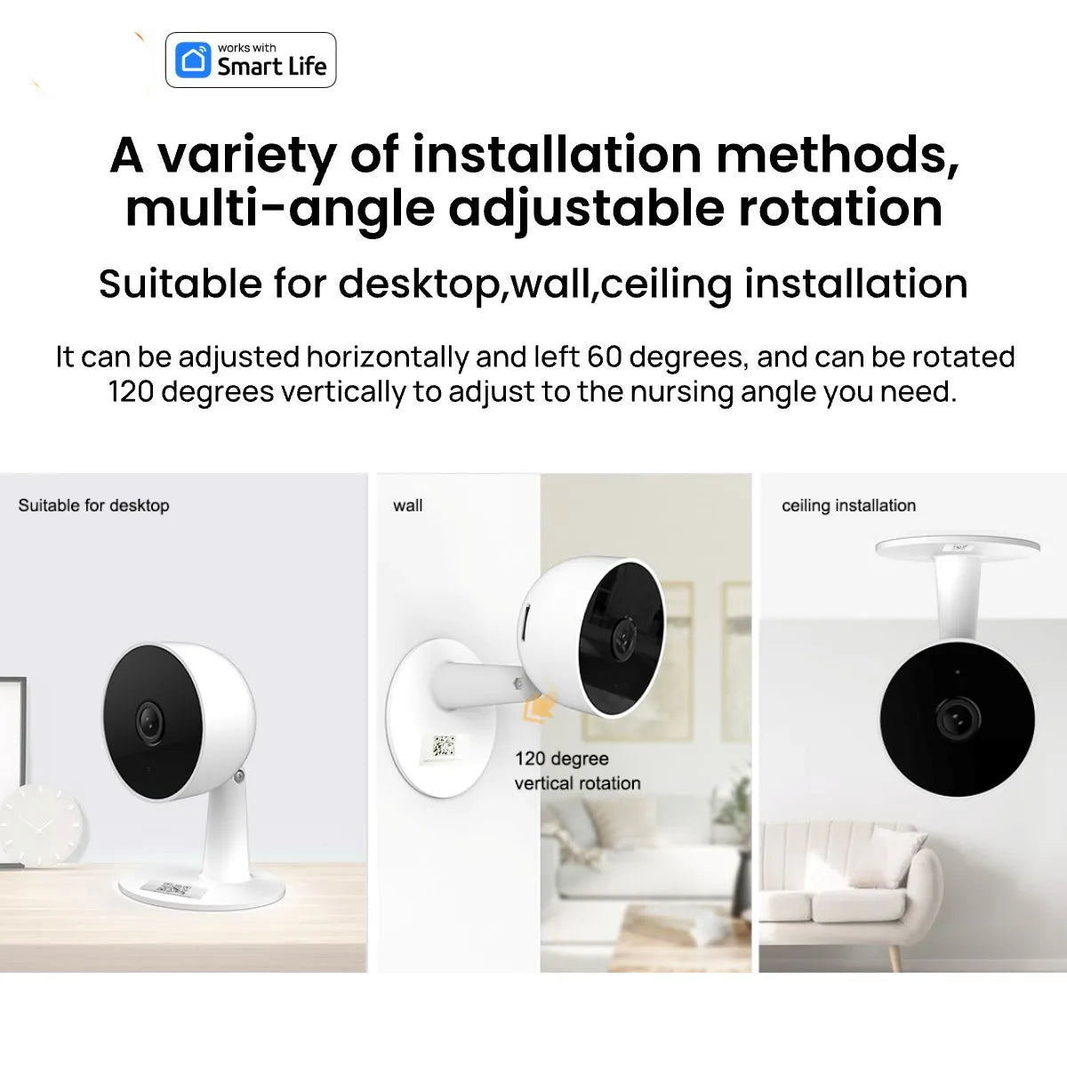1080p WiFi Indoor Security Camera — Baby, Pet & Home Monitor with Motion Tracking