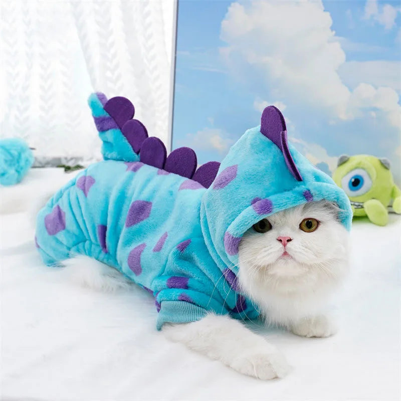 Dinosaur & Animal Costume Jumpsuit for Small Dogs & Cats