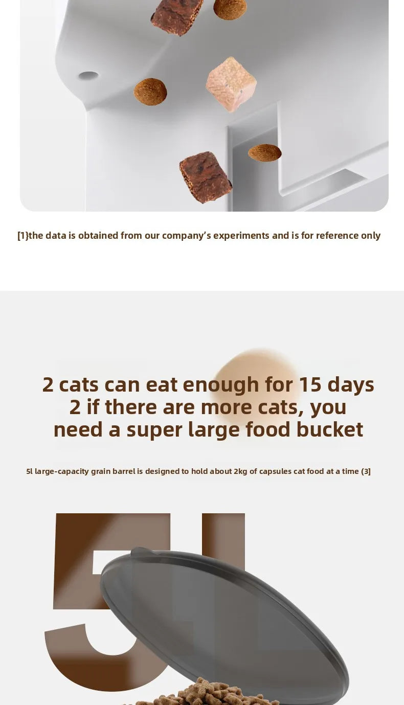 Smart WiFi Pet Feeder with HD Camera & Two-Way Intercom