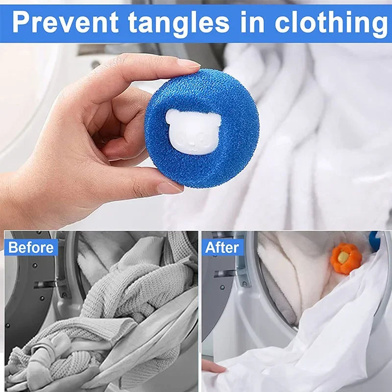 Reusable Pet Hair Remover Balls for Washing Machine