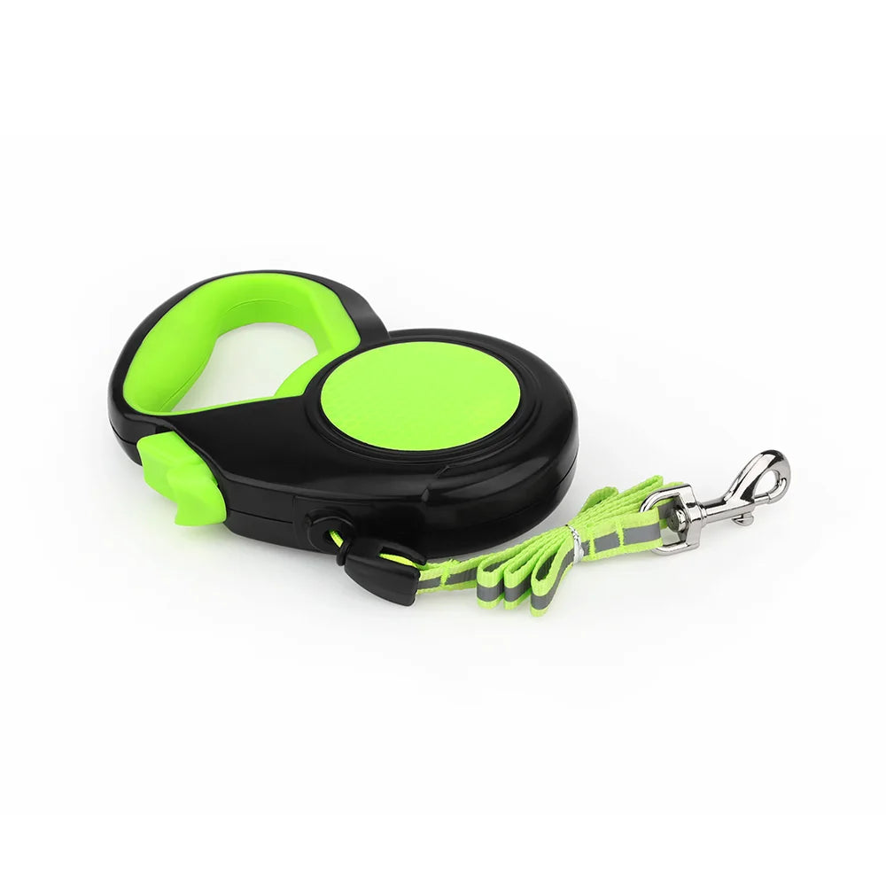 Reflective Retractable Dog Lead — 3m, 5m & 8m