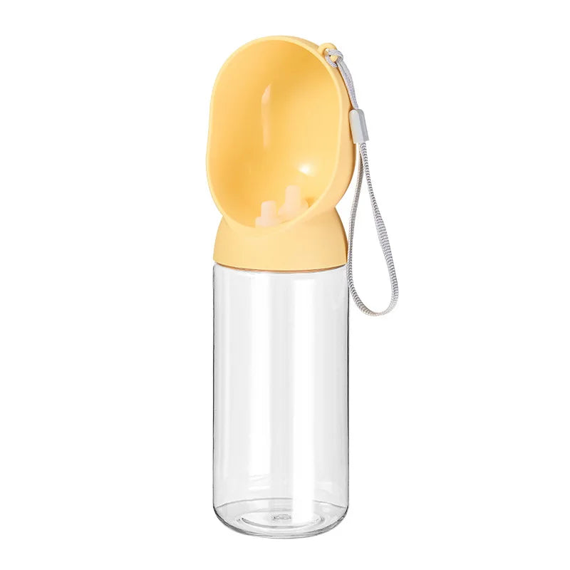 Portable Pet Water Bottle with Drinking Bowl