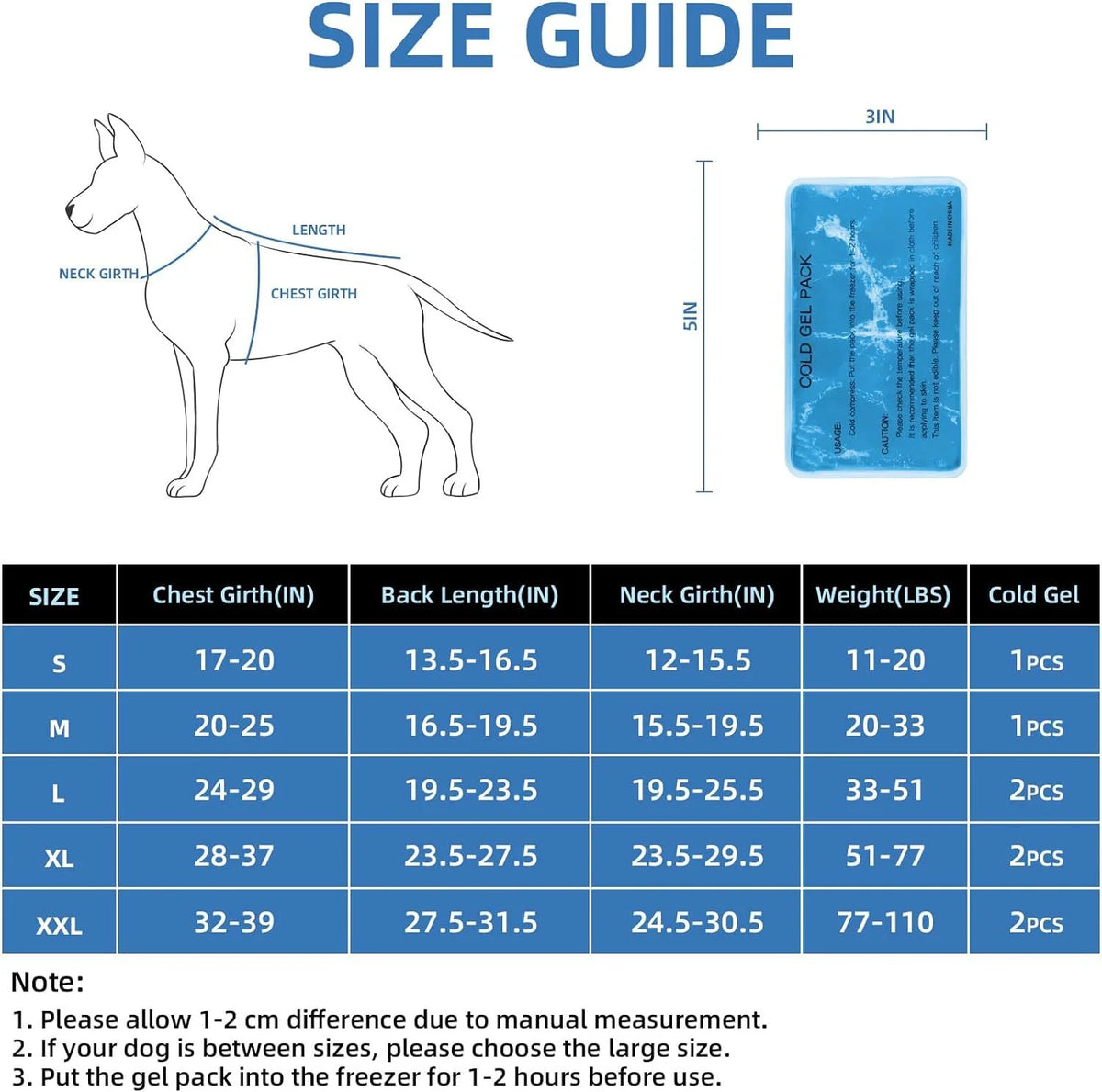 Breathable Dog Cooling Vest with Ice Packs — Adjustable Summer Jacket