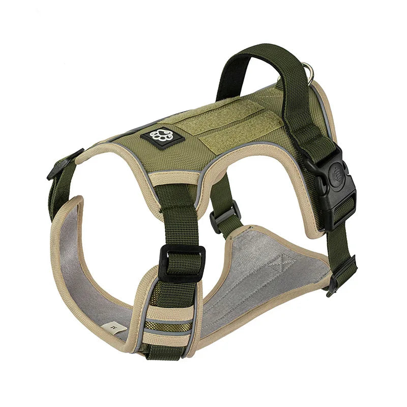 Reflective Tactical Dog Harness for Medium & Large Dogs
