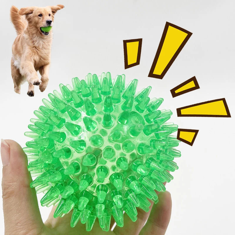 Squeaky Rubber Play Ball for Dogs