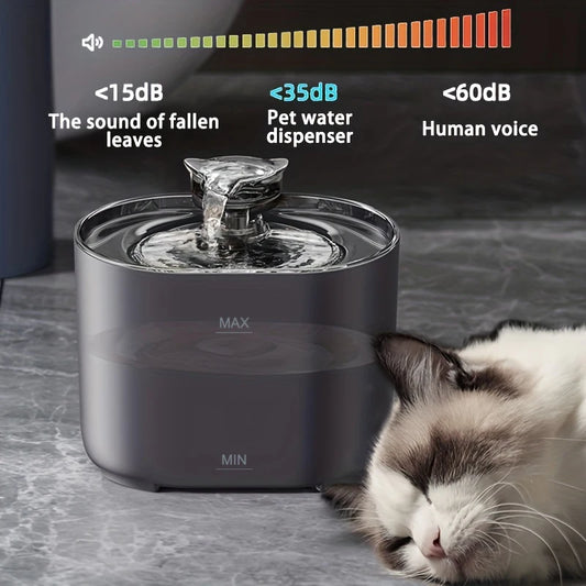 Filtered Pet Water Fountain for Cats & Dogs