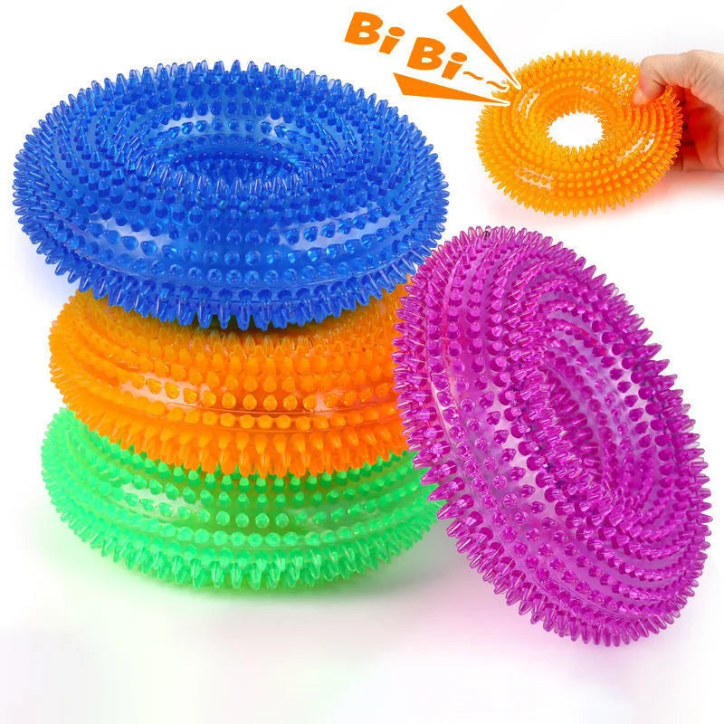Squeaky Donut Chew Toy for Small & Medium Dogs