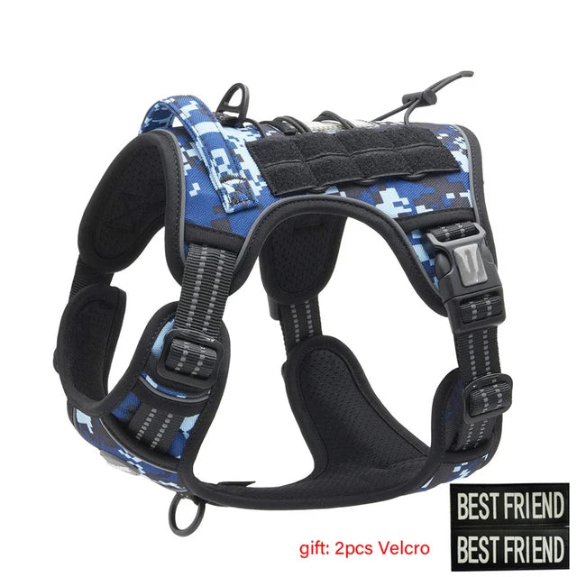 Tactical Military Training Dog Harness Vest