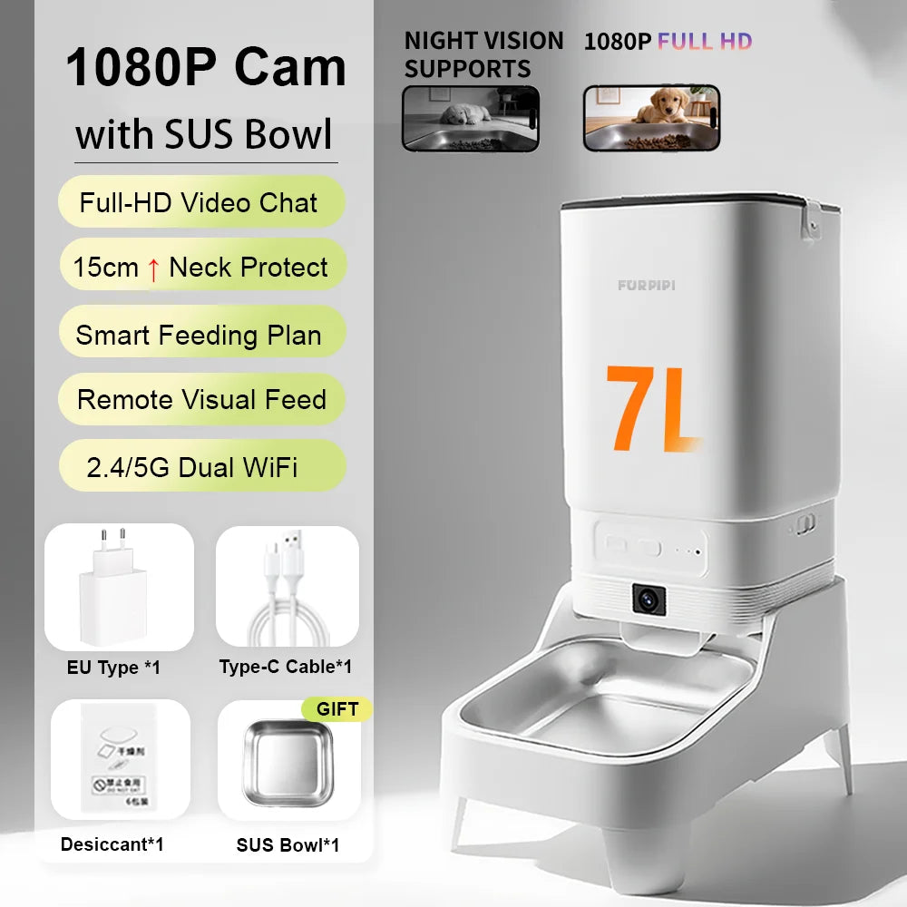 Automatic Pet Feeder & Gravity Waterer Options