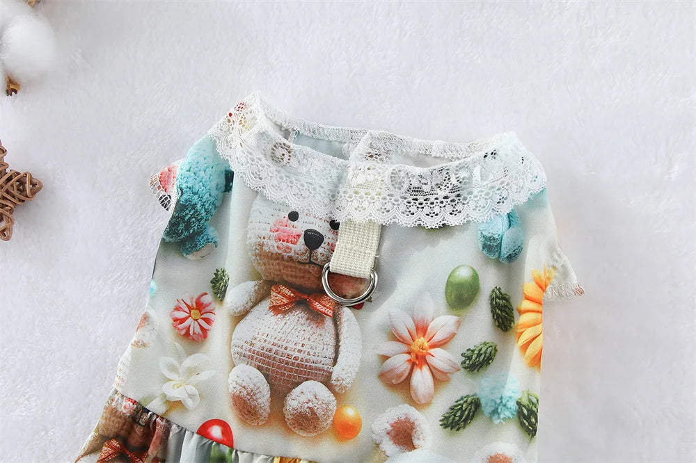 Lace Collar Dress for Cats & Small Dogs