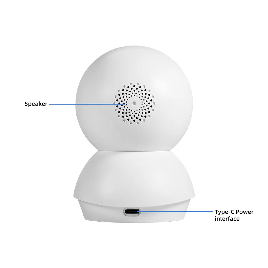 Smart WiFi Pet Camera with AI Tracking & Night Vision
