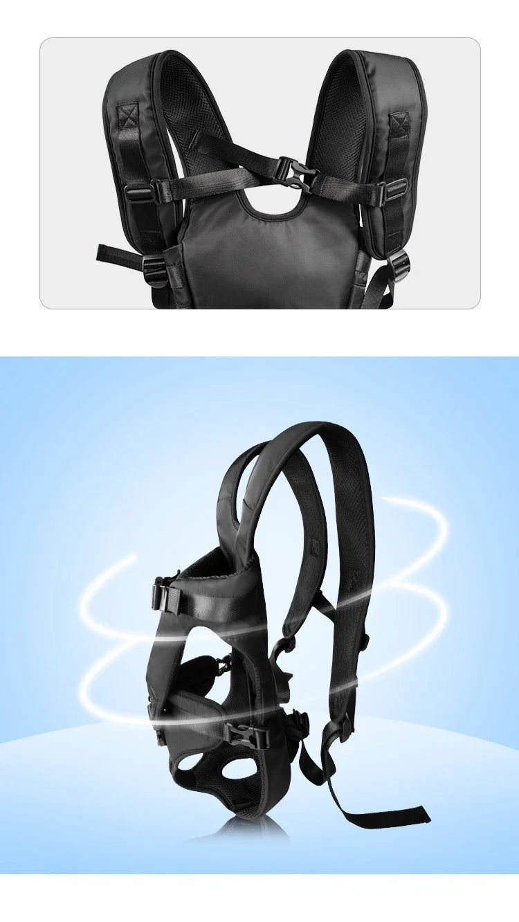 Front-Facing Pet Carrier Backpack for Dogs & Cats