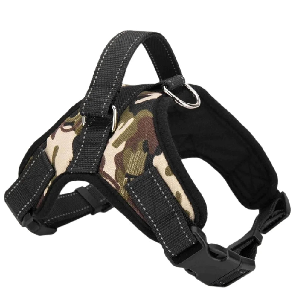 Padded Reflective Dog Harness Vest – Nylon, S to XL