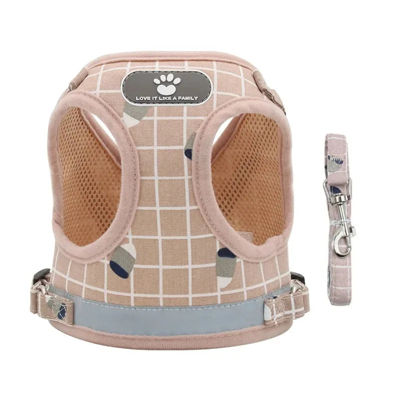 Gilet Tactique pour Chien avec Sangle de Poitrine