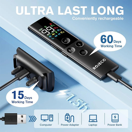 Remote Dog Training Collar - 1600ft Range IP67 Waterproof Bark Control System