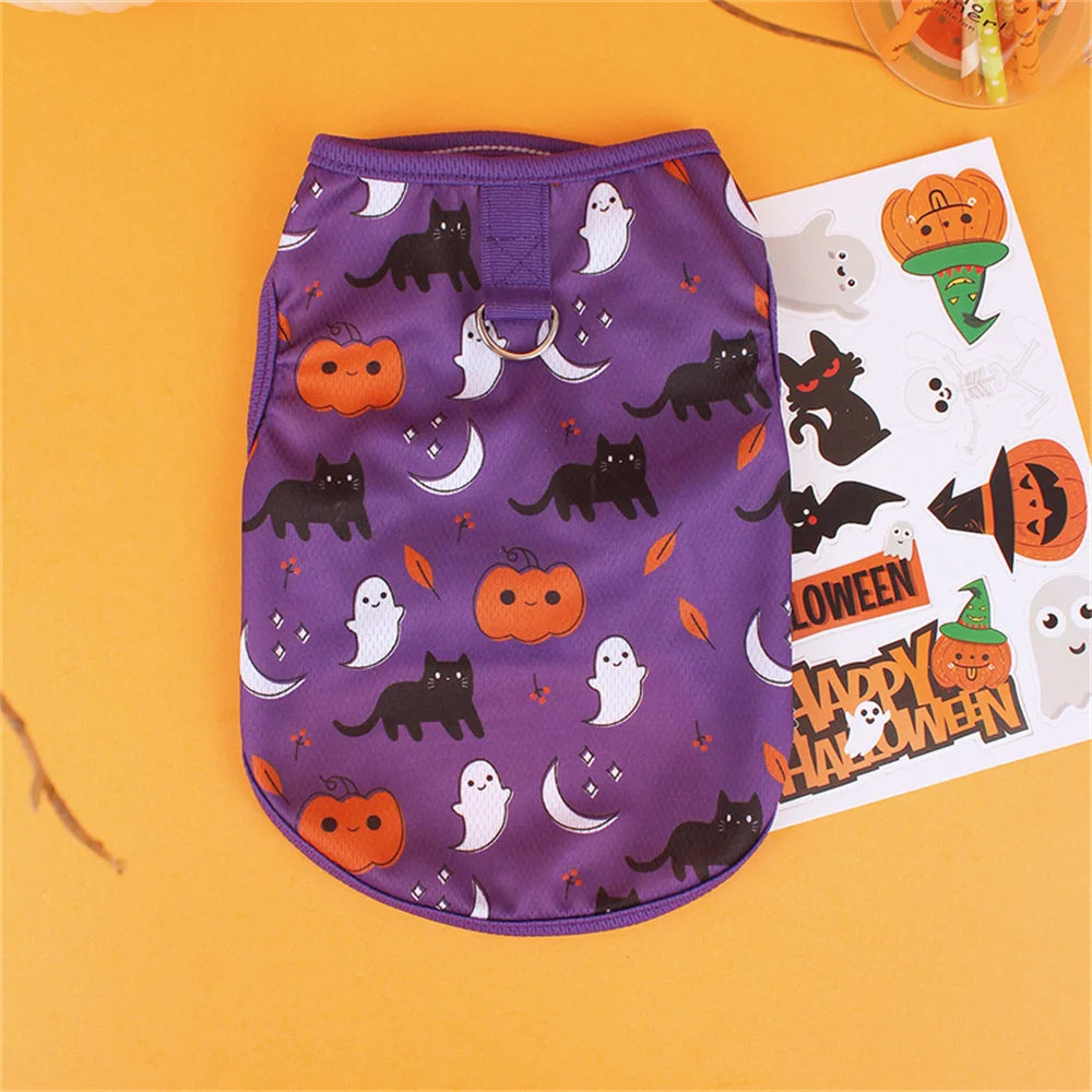 Halloween Print Pet Vest