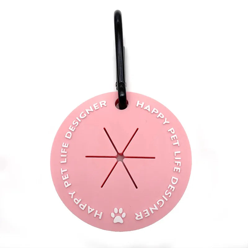 Dog Poop Bag Dispenser with Hands-Free Clip