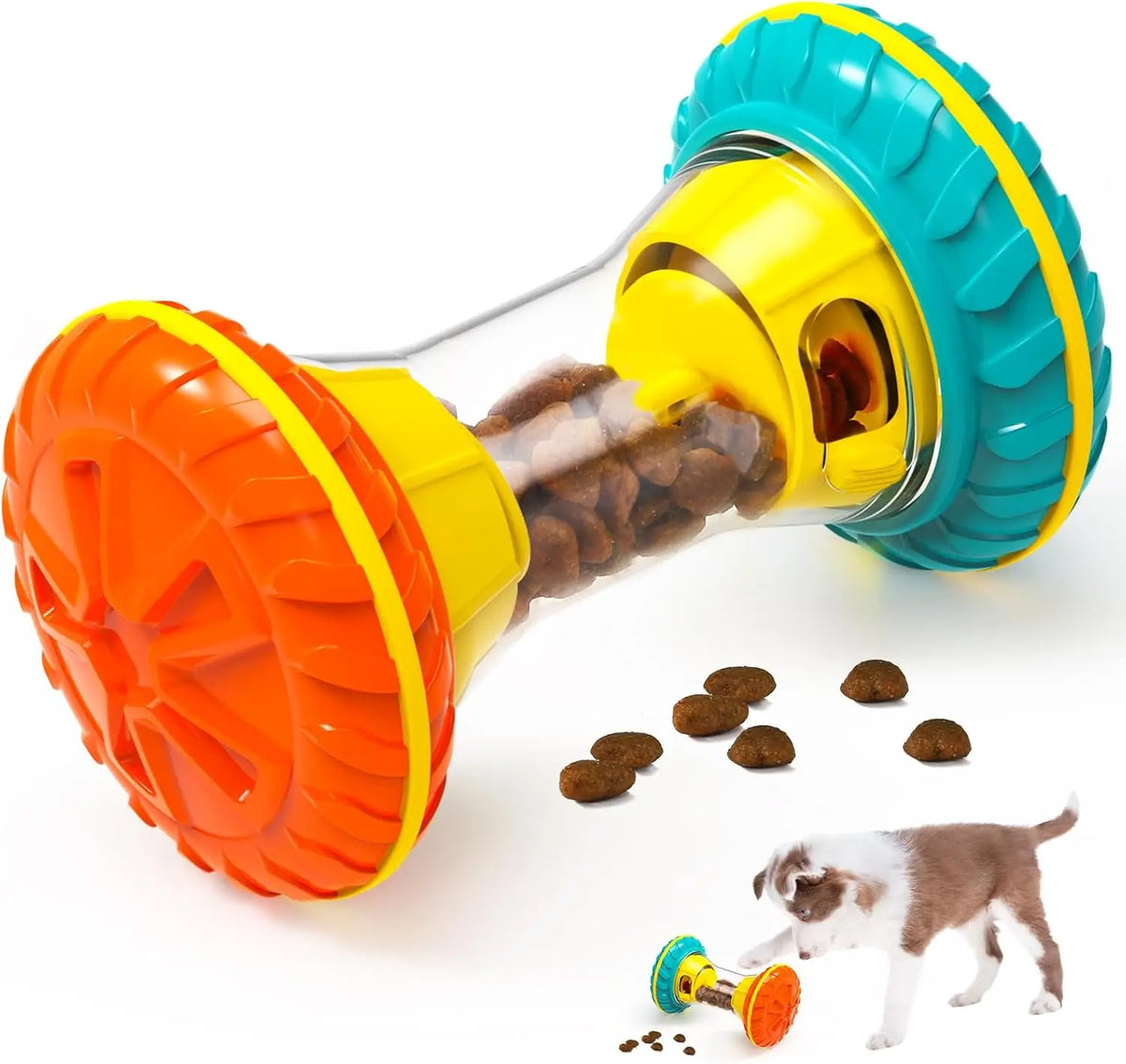 Interactive Dog Puzzle Feeder – Treat Dispensing Enrichment Toy