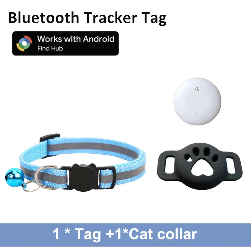 Google Find My Pet Collar Tracker for Android — IP68 Waterproof, No Subscription