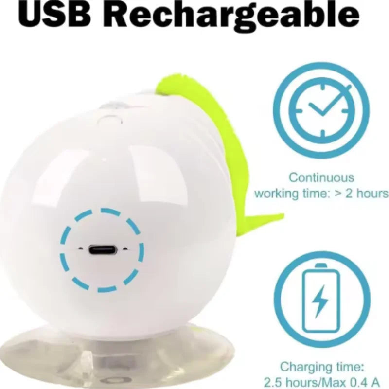 Motion-Activated Cat Toy – Rechargeable Pop-Out Feather Teaser