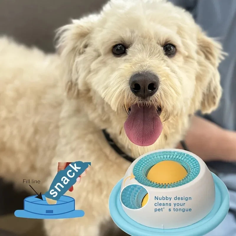 Non-Slip Lick Mat Slow Feeder for Dogs & Cats — Calming & Oral Health