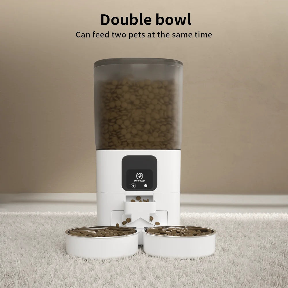 Smart Automatic Pet Feeder with WiFi Camera - 7L Capacity