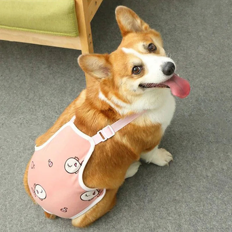 Striped Adjustable Physiological Shorts for Female Dogs