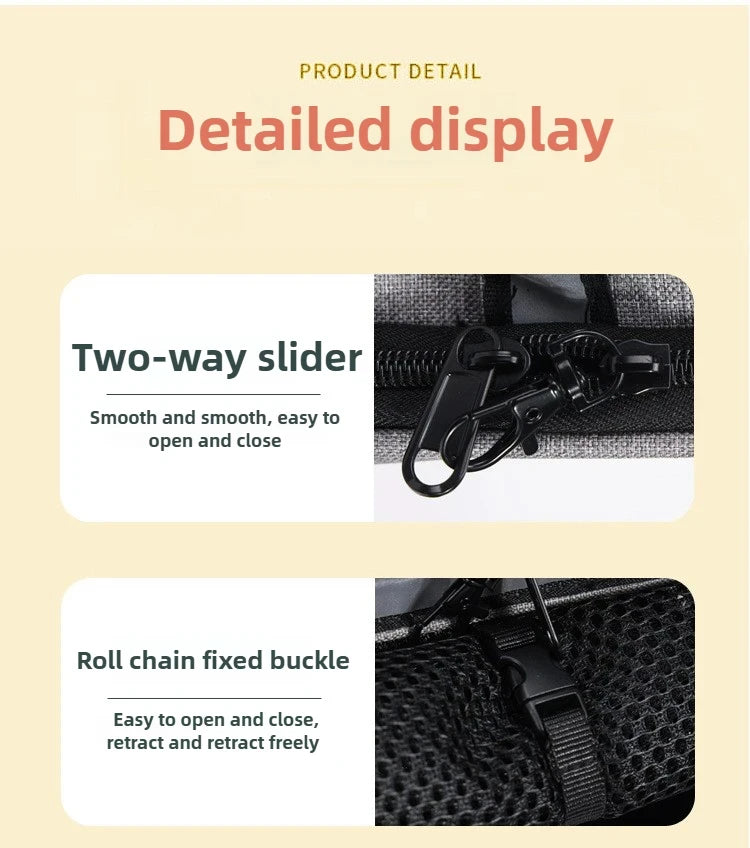 Expandable Pet Carrier Backpack with Plush Pad