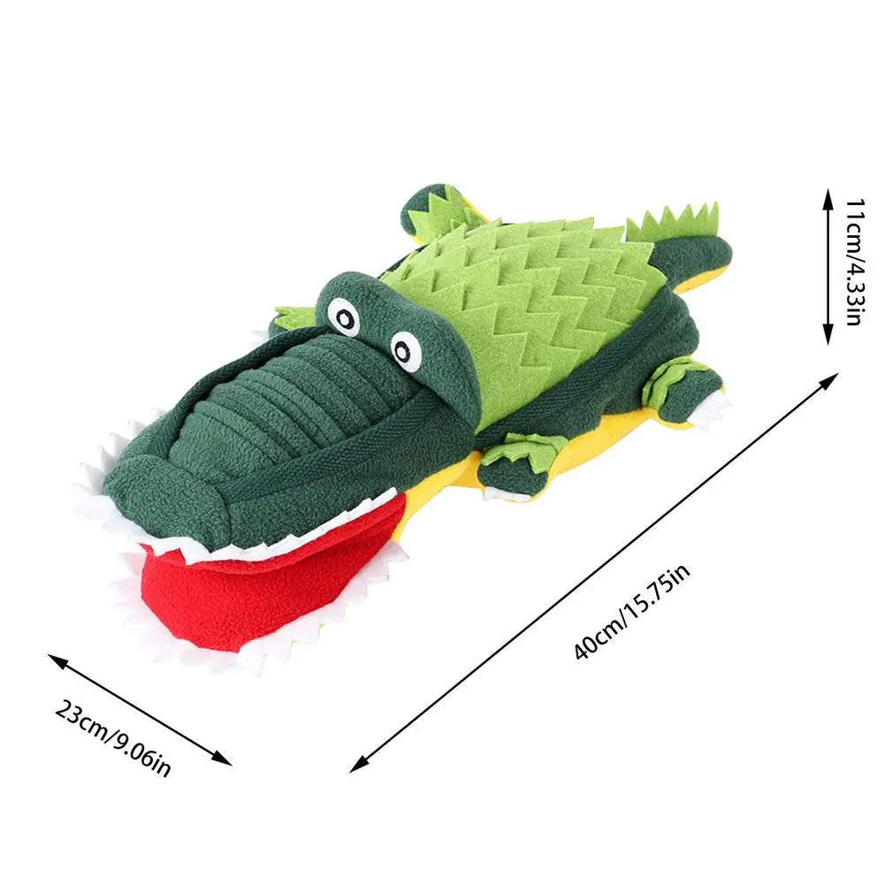 Animal-Shaped Dog Snuffle Mat — Foldable with Hidden Squeaker