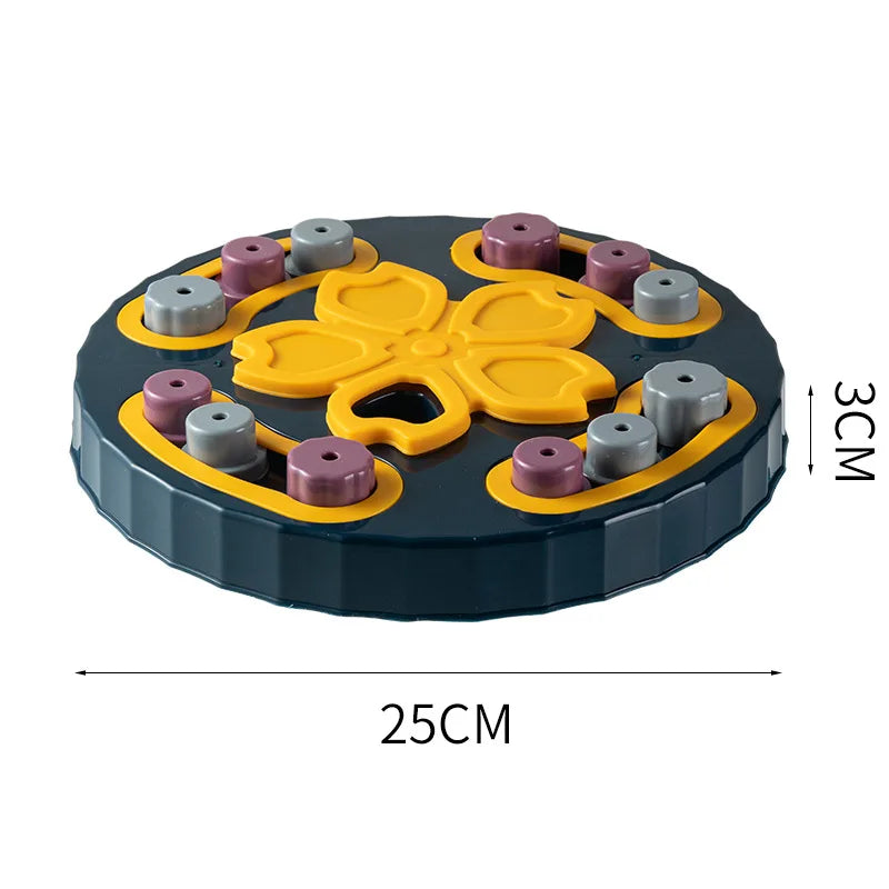 Interactive Puzzle Slow Feeder Bowl for Cats & Dogs