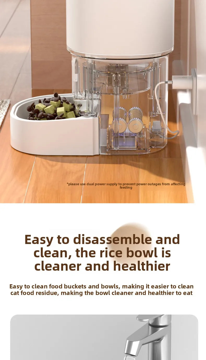 Smart WiFi Pet Feeder with HD Camera & Two-Way Intercom